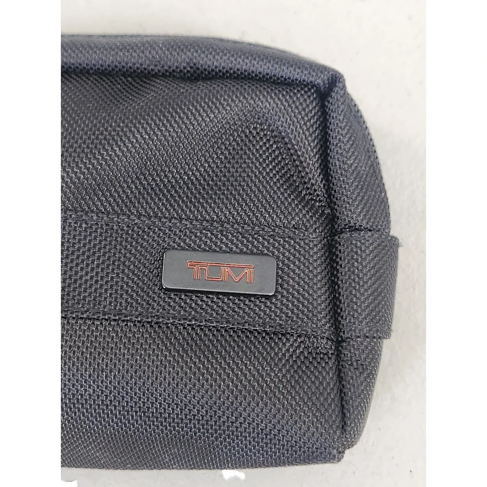Tumi Toiletry Pouch Unisex OS Black  JAL Japan Airlines Ballistic Nylon Travel